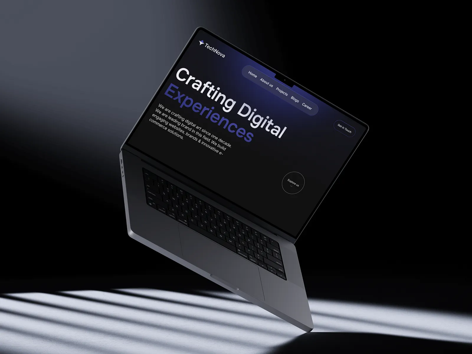 Agency landing page with modern UX and strong CTA design